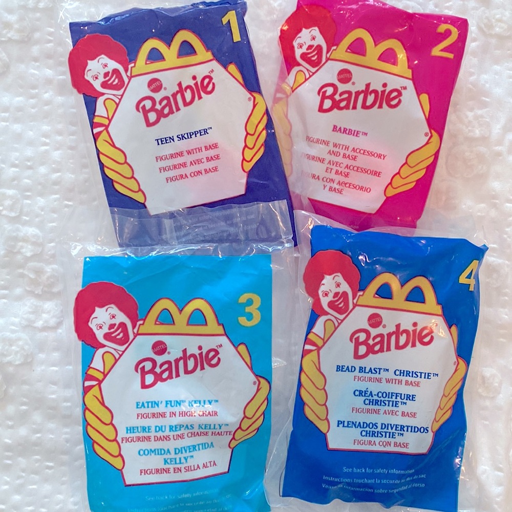 1998 VINTAGE BARBIE 💕 HAPPY MEAL TOYS